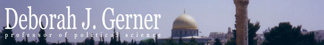 Deborah J. Gerner; Professor of Political Science