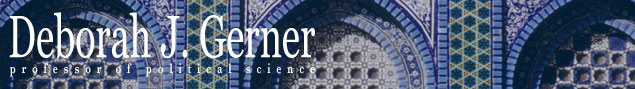 Deborah J. Gerner; Professor of Political Science