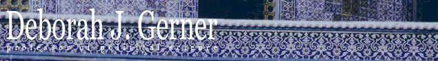 Deborah J. Gerner; Professor of Political Science