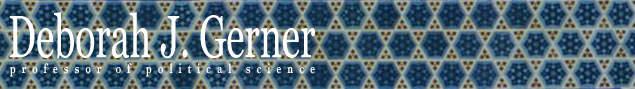 Deborah J. Gerner; Professor of Political Science